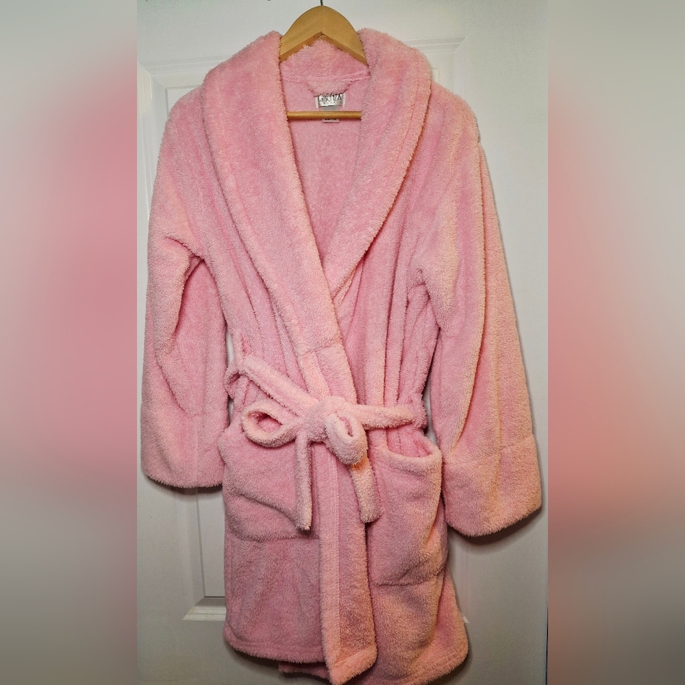 Vintage Y2K La Senza Short Fleece Robe (S)